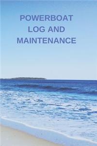 Powerboat Log and Maintenance