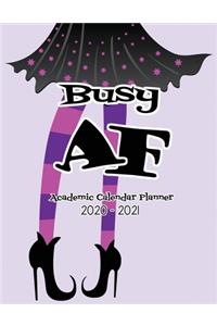 Busy AF Academic Calendar Planner 2020-2021