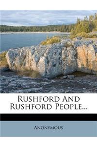 Rushford And Rushford People...
