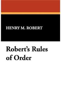 Robert's Rules of Order