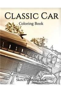 Classic Car Coloring Book