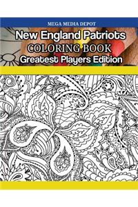 New England Patriots Coloring Book Greatest Players Edition