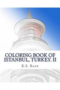 Coloring Book of Istanbul, Turkey. II