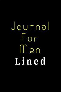 Journal For Men Lined