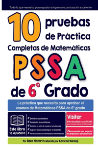 10 Pruebas de Práctica Completas de Matemáticas PSSA de 6° Grado