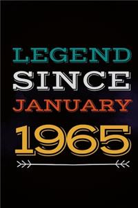 Legend Since January 1965 - Gift for a legend born in January