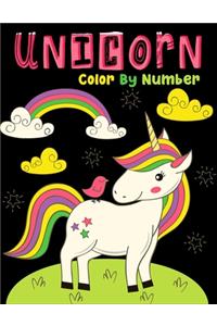 Unicorn Color By Number