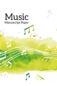 music notebook tabs: Music Manuscript Paper / White Marble Blank Sheet Music / Notebook for Musicians / Staff Paper / Composition Books Gifts ... * Large * 9 Stave * 102