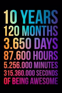 10 Years of Being Awesome