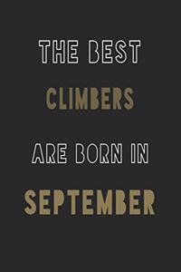 The Best climbers are Born in September journal