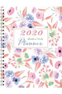 2020 Monthly and Weekly Planner