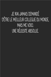 Je N'ai Jamais Demandé D'être Le Meilleur Collegue Du Monde, Mais Me Voici. Une Réussite Absolue.