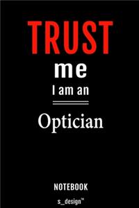 Notebook for Opticians / Optician