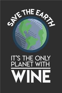 Save The Earth It's The Only Planet With Wine