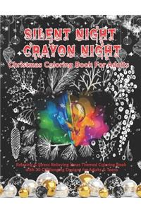 Silent Night Crayon Night
