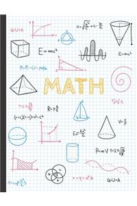 Graph Paper Math Notebook