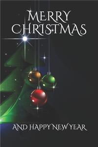 Merry Christmas, Santa Claus, Notebook, Journal, Diary - One Subject - 120 Pages