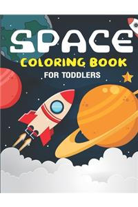 Space Coloring Book for Toddlers