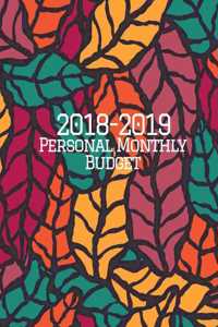 2018-2019 Personal Monthly Budget