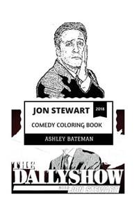 Jon Stewart Comedy Coloring Book