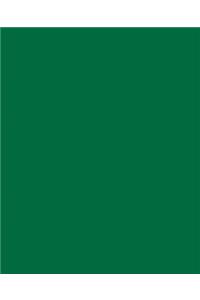 School Composition Book Green Color Simple Plain Green 130 Pages