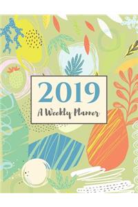 2019 Weekly Planner Agenda Organizer