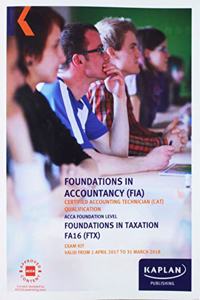 FIA Foundations in Taxation FA2016 - Exam Kit