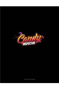 Candy Inspector: Unruled Composition Book