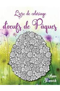Livre de coloriage d'oeufs de Pâques