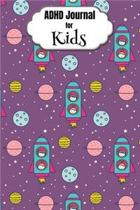 ADHD Journal for Kids - With Writing Prompts (Cover - Space 2)