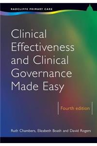 Clinical Effectiveness and Clinical Governance Made Easy