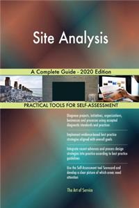 Site Analysis A Complete Guide - 2020 Edition