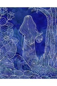 Journal Notebook Girl In The Woods 11