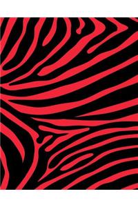 Bullet Journal Notebook Funky Wild Animal Print Zebra 8