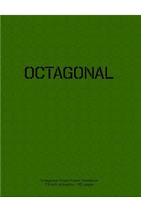 Octagonal Graph Paper Notebook 1/4 inch octagons 160 pages