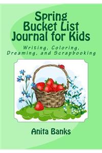 Spring Bucket List Journal for Kids
