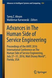 Advances in the Human Side of Service Engineering