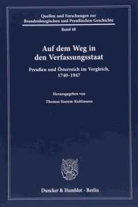 Auf Dem Weg in Den Verfassungsstaat