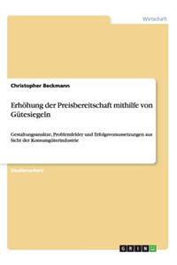 Erhöhung der Preisbereitschaft mithilfe von Gütesiegeln