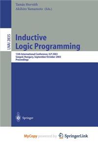 Inductive Logic Programming