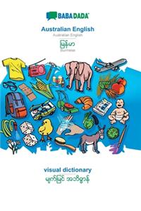 BABADADA, Australian English - Burmese (in burmese script), visual dictionary - visual dictionary (in burmese script)