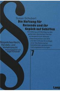 Die Haftung Fuer Reisende Und Ihr Gepaeck Auf Schiffen