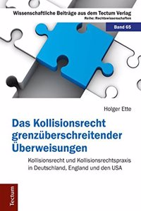 Das Kollisionsrecht Grenzuberschreitender Uberweisungen