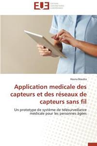 Application Medicale Des Capteurs Et Des Réseaux de Capteurs Sans Fil