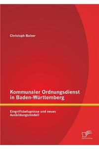 Kommunaler Ordnungsdienst in Baden-Württemberg