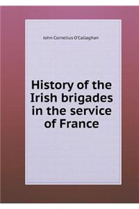 History of the Irish Brigades in the Service of France