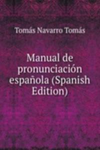 Manual de pronunciacion espanola