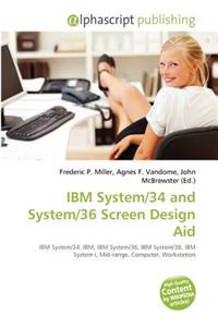 IBM System/34 and System/36 Screen Design Aid