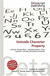 Unicode Character Property