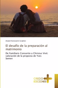 desafío de la preparación al matrimonio